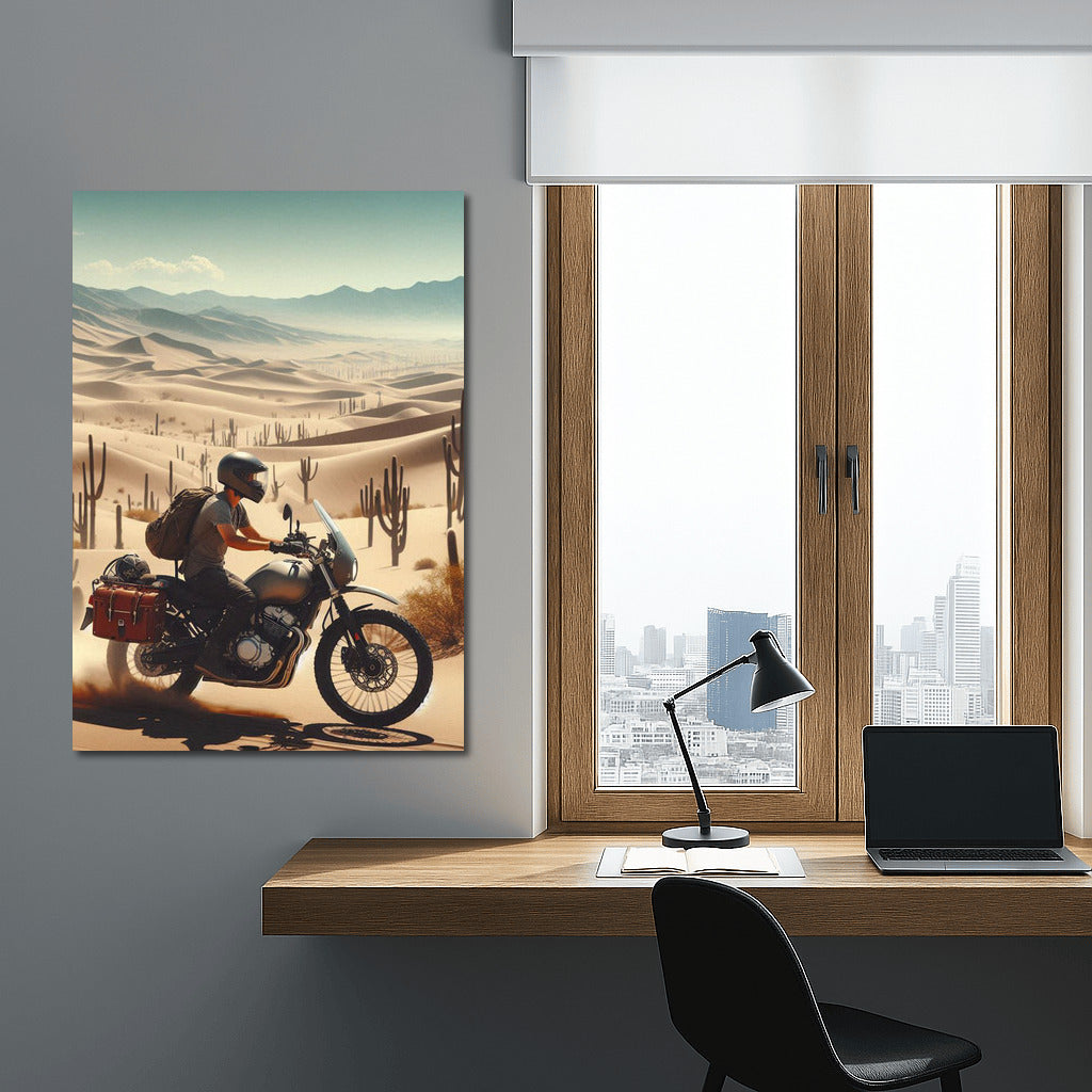 Freedom on Wheels: Desert Touring Motorcycle