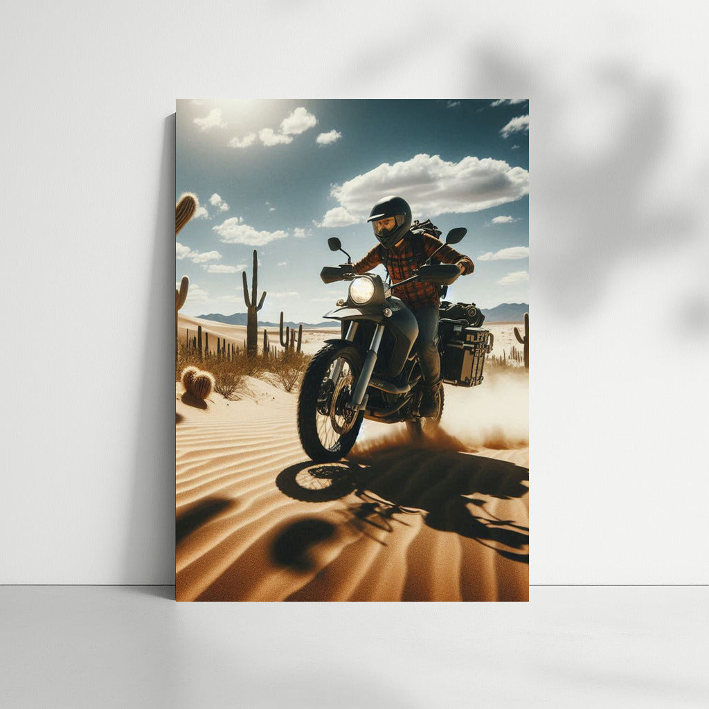 Desert Touring Motorcycle: Freedom and Speed