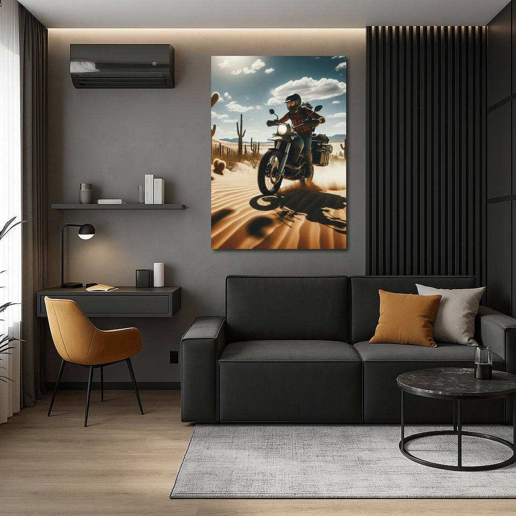 Desert Touring Motorcycle: Freedom and Speed