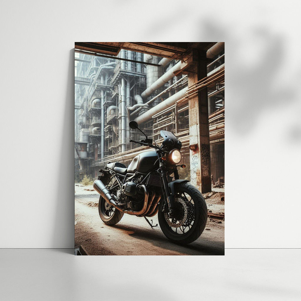 Industrial Adventure: Touring Bike in Abandoned Factory