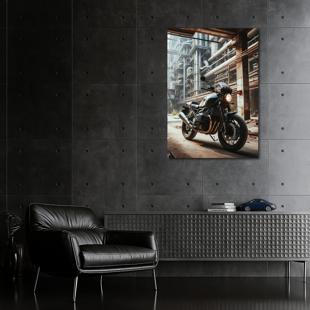 Industrial Adventure: Touring Bike in Abandoned Factory