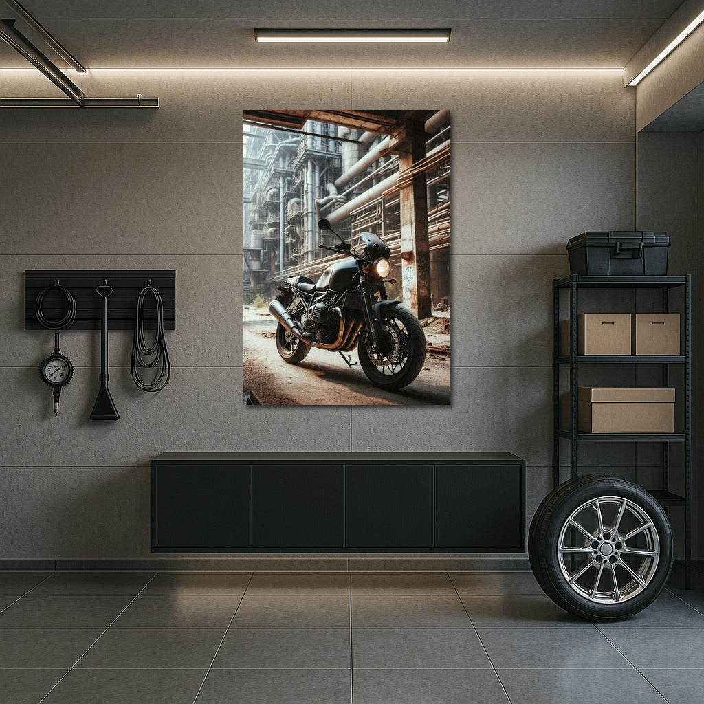 Industrial Adventure: Touring Bike in Abandoned Factory