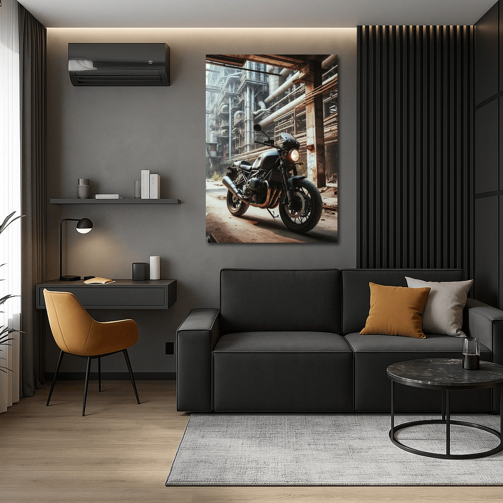 Industrial Adventure: Touring Bike in Abandoned Factory