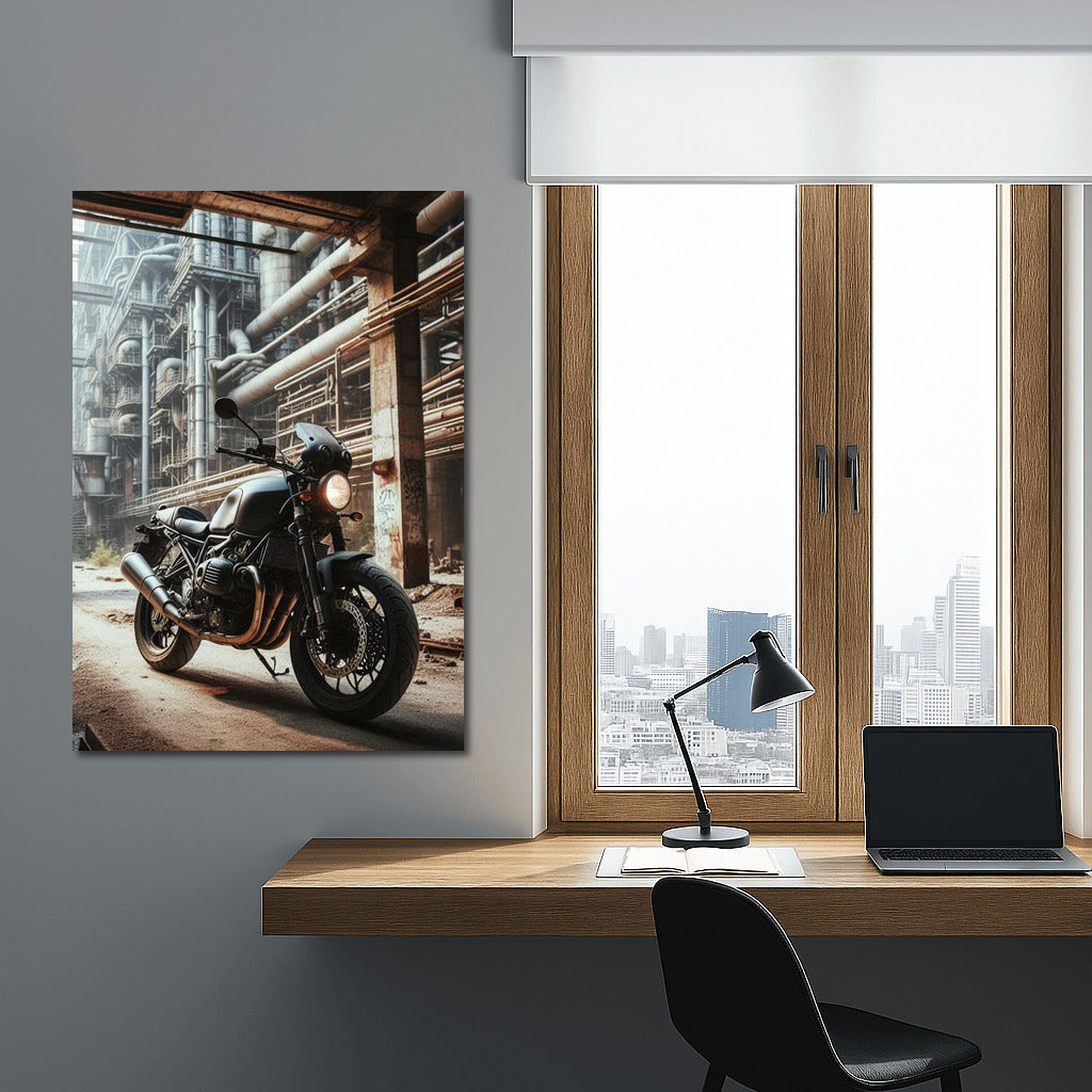 Industrial Adventure: Touring Bike in Abandoned Factory