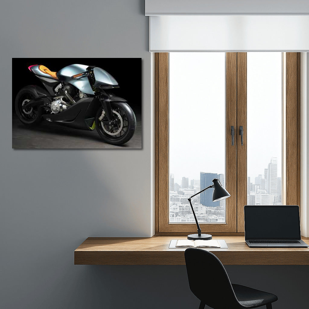 Dynamics and Style: Aston Martin AMB 001 Concept Motorcycle