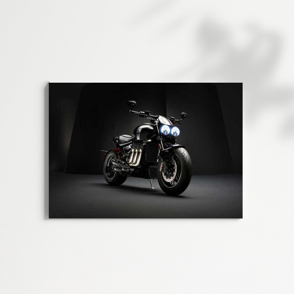 Triumph Rocket: The Embodiment of Speed and Design on Your Wall