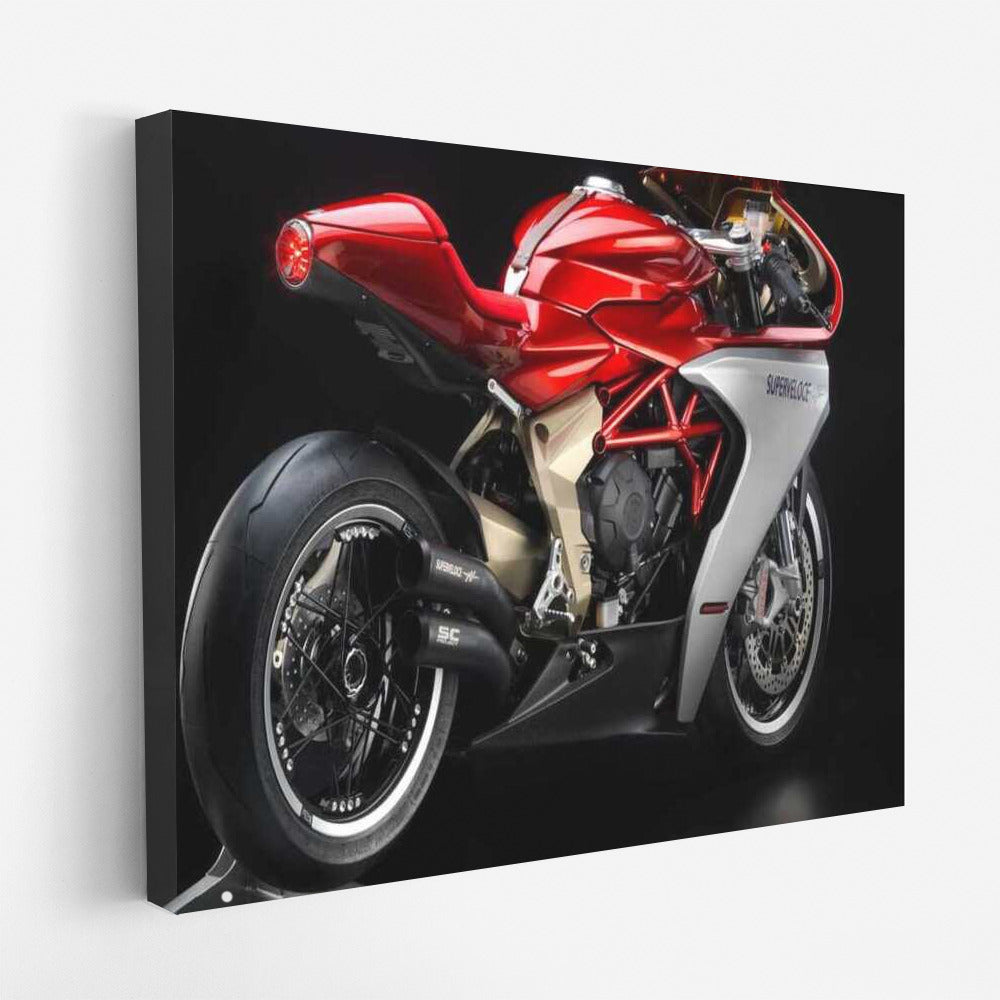 Speed and Passion: MV Agusta Superveloce on Canvas
