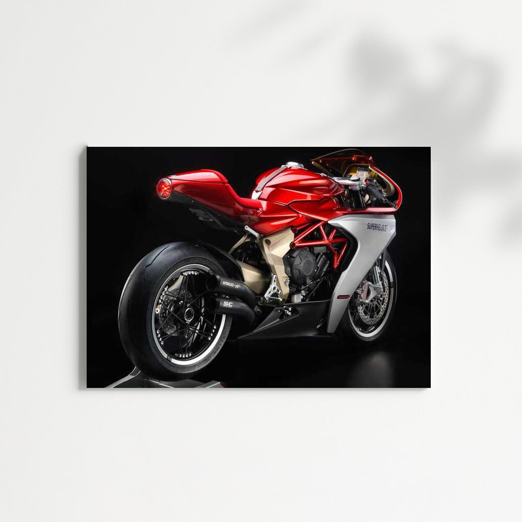Speed and Passion: MV Agusta Superveloce on Canvas