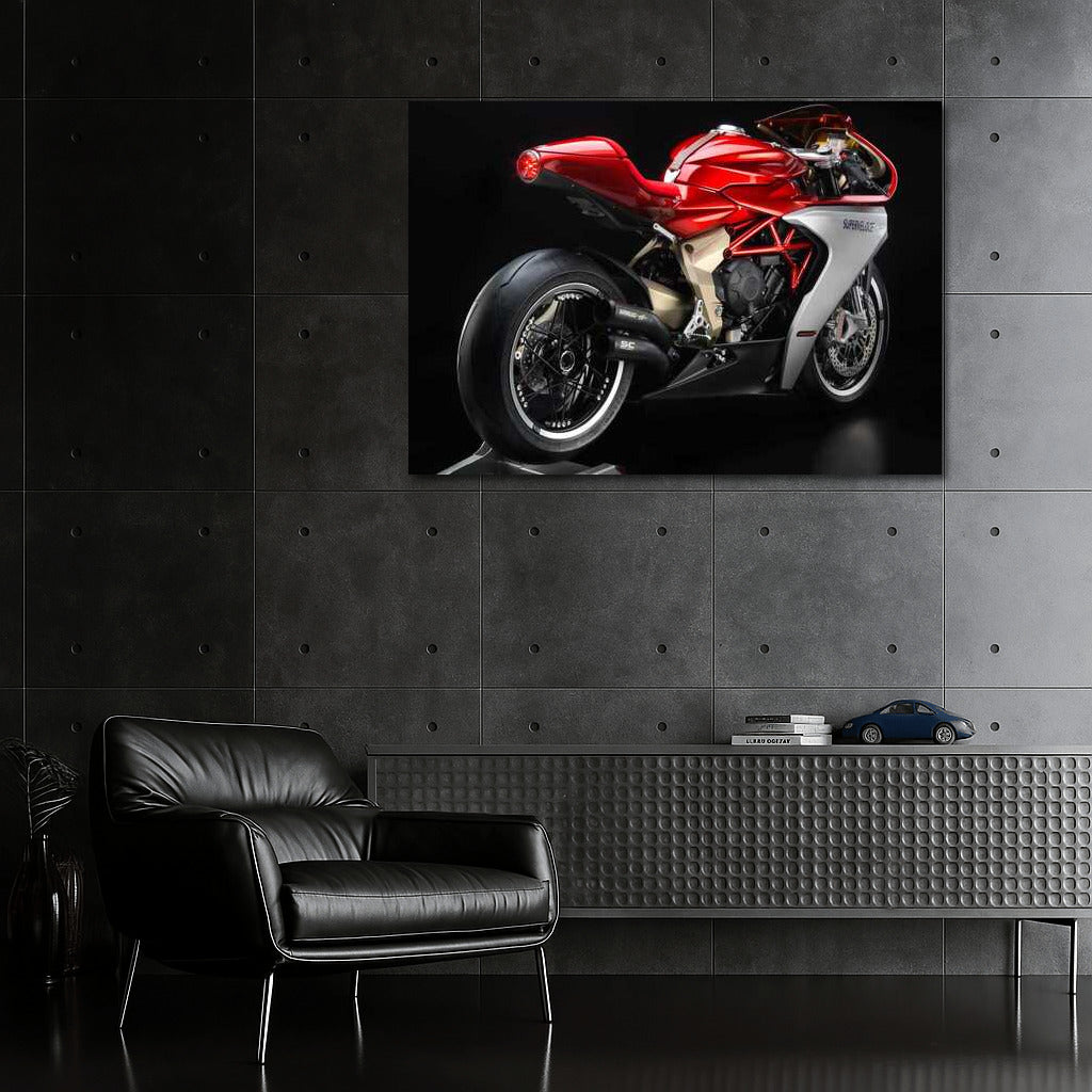Speed and Passion: MV Agusta Superveloce on Canvas