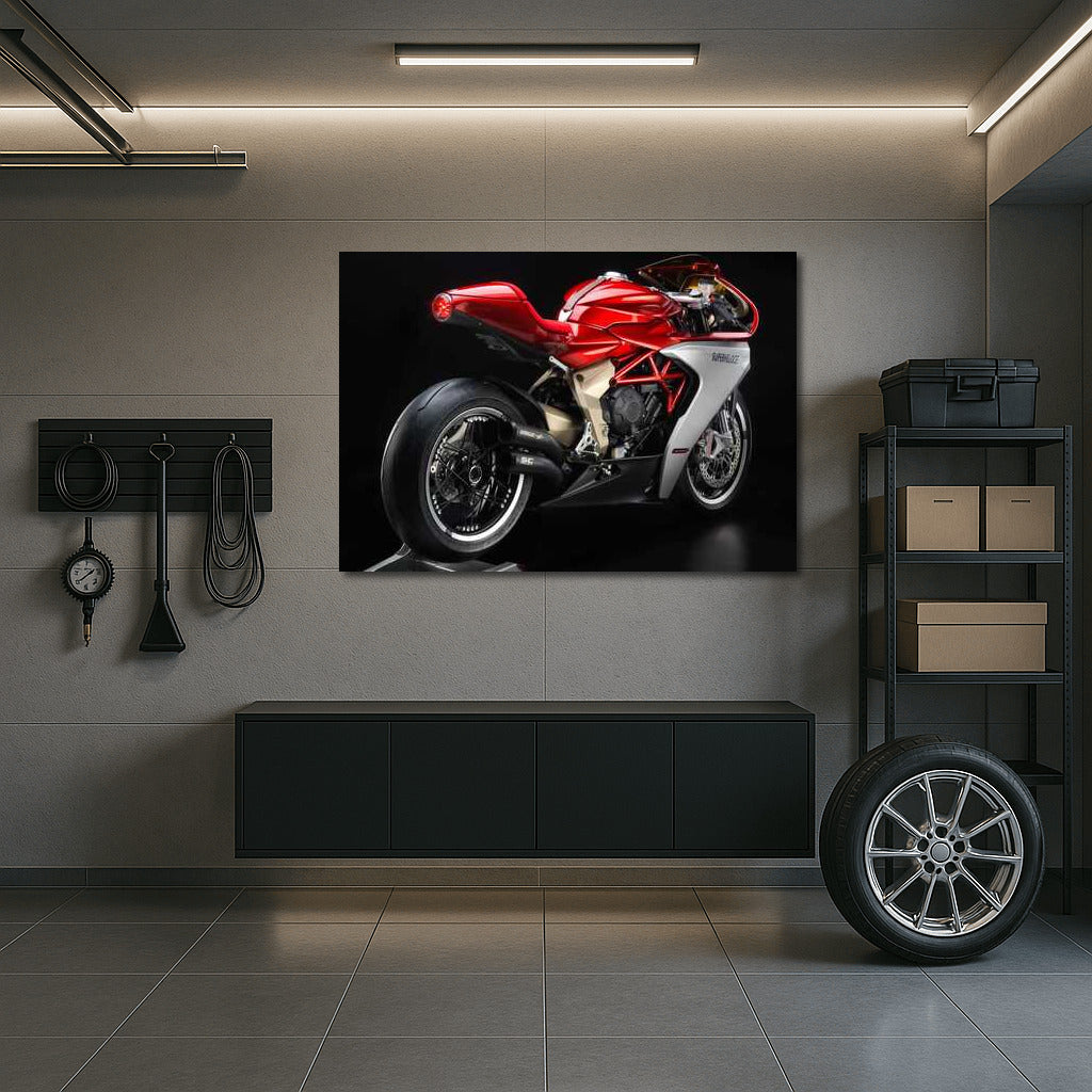 Speed and Passion: MV Agusta Superveloce on Canvas