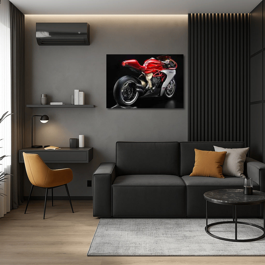 Speed and Passion: MV Agusta Superveloce on Canvas