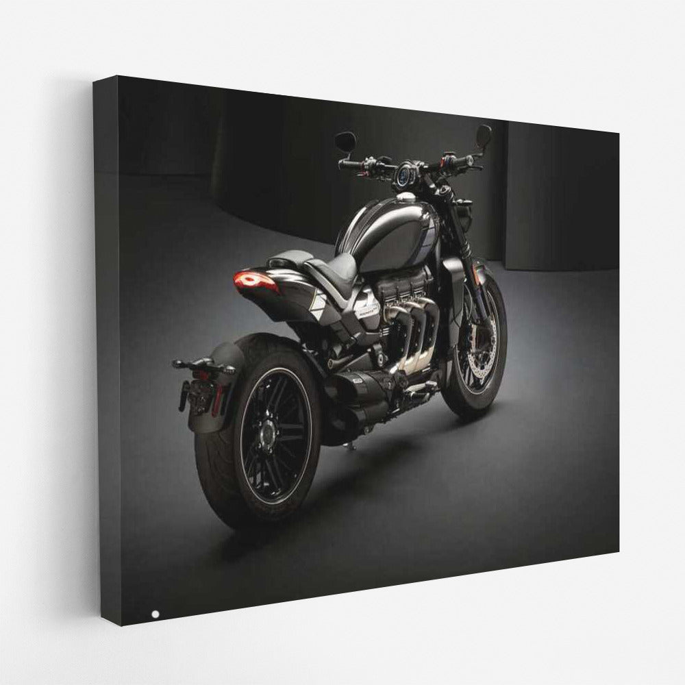 Triumph Rocket 3: Speed Vortex in Black and Gray Light