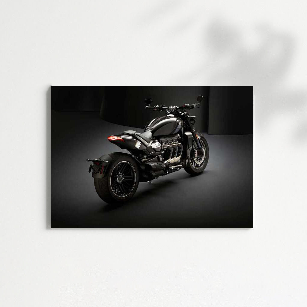 Triumph Rocket 3: Speed Vortex in Black and Gray Light
