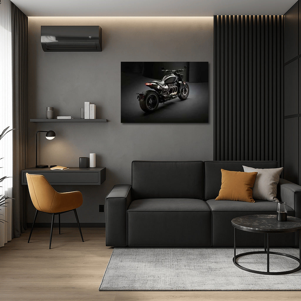 Triumph Rocket 3: Speed Vortex in Black and Gray Light