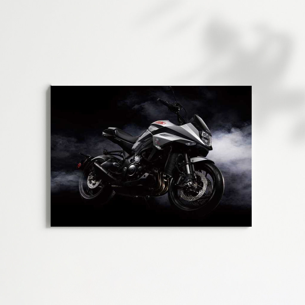 Speed Whirlwind: Suzuki Katana Motorcycle in Dynamics