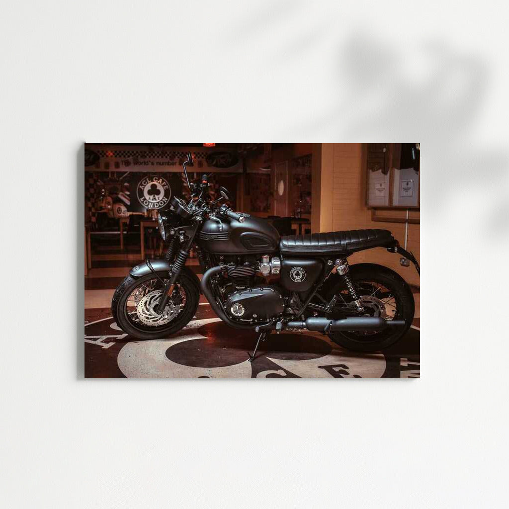 Retro Triumph Motorcycle: Vintage Charm for Your Interior