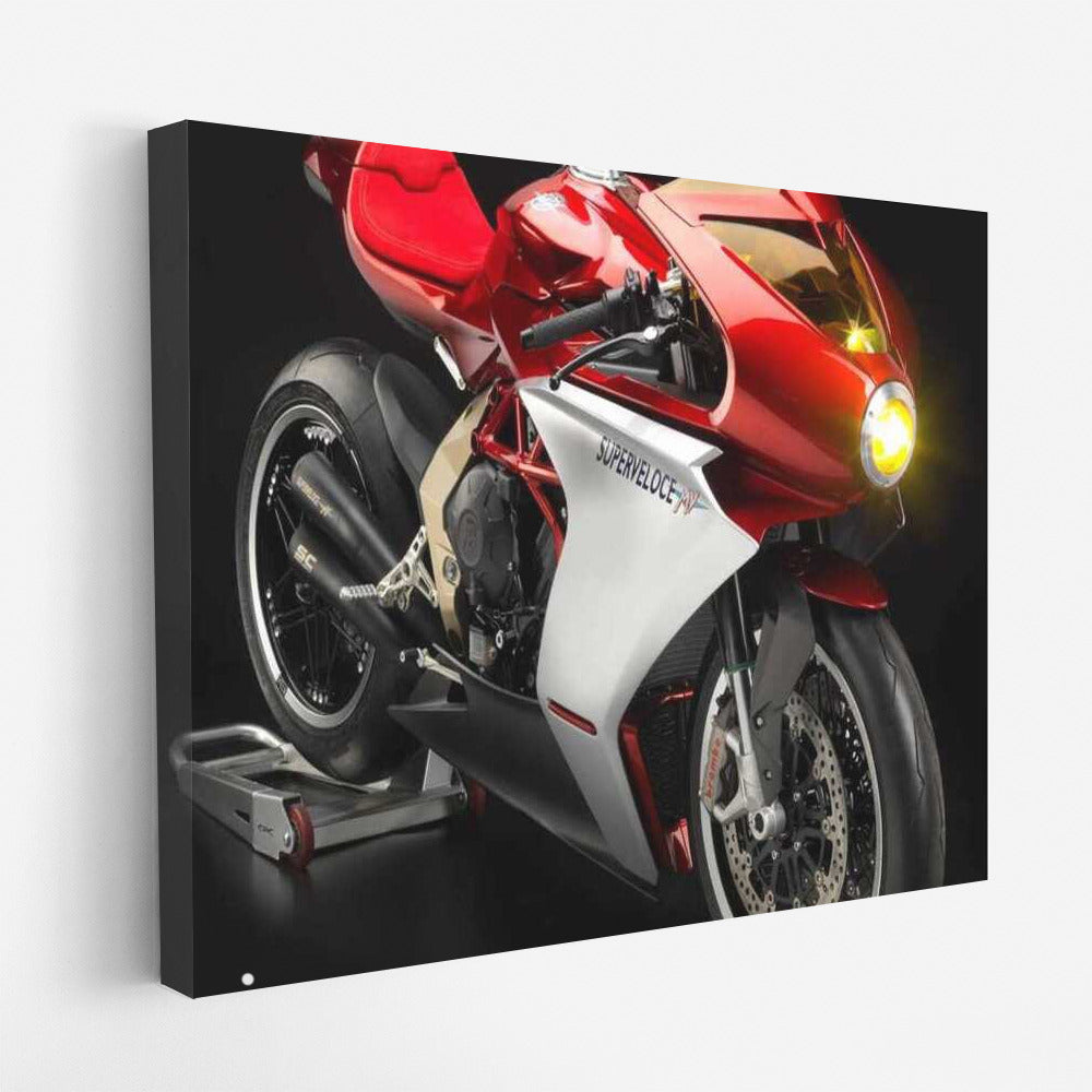 MV Agusta Superveloce: The Elegance of Speed on the Wall