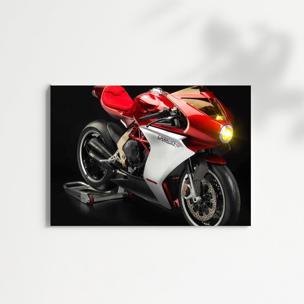 MV Agusta Superveloce: The Elegance of Speed on the Wall