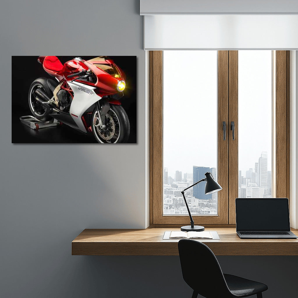 MV Agusta Superveloce: The Elegance of Speed on the Wall