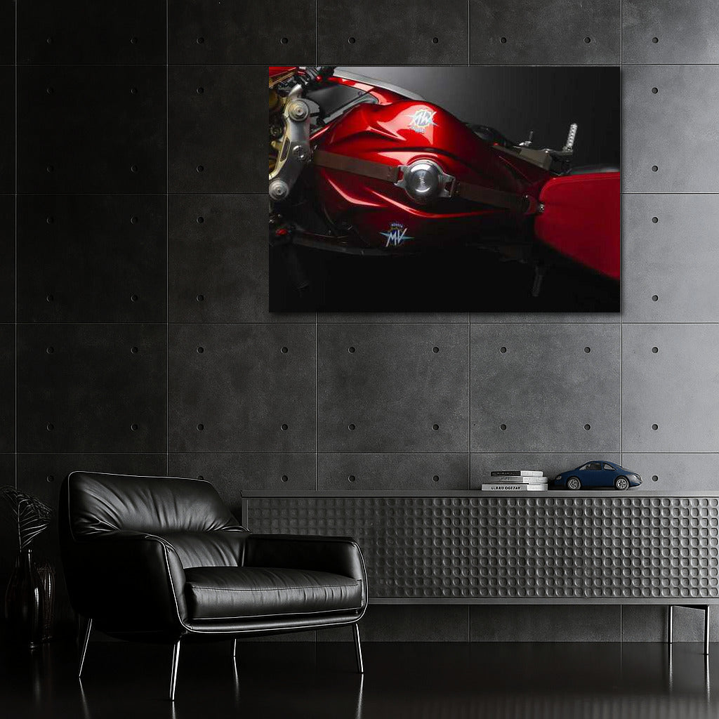 Speed Whirlwind: MV Agusta F4 Motorcycle in Dynamics