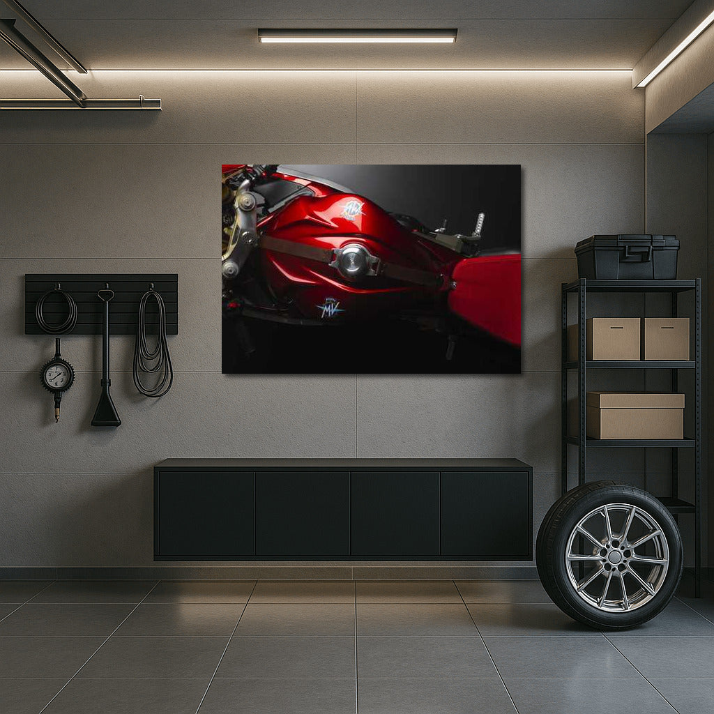 Speed Whirlwind: MV Agusta F4 Motorcycle in Dynamics