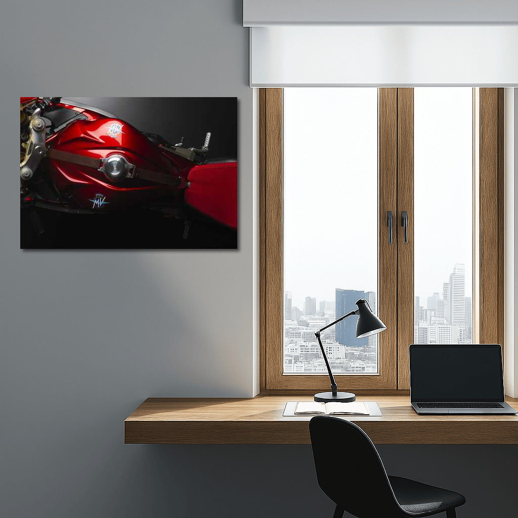 Speed Whirlwind: MV Agusta F4 Motorcycle in Dynamics