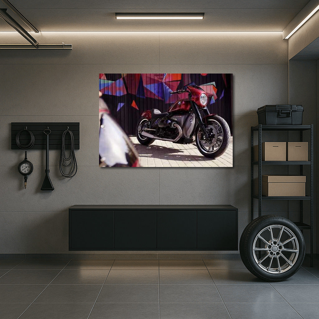 BMW R18: Power and Style on Canvas