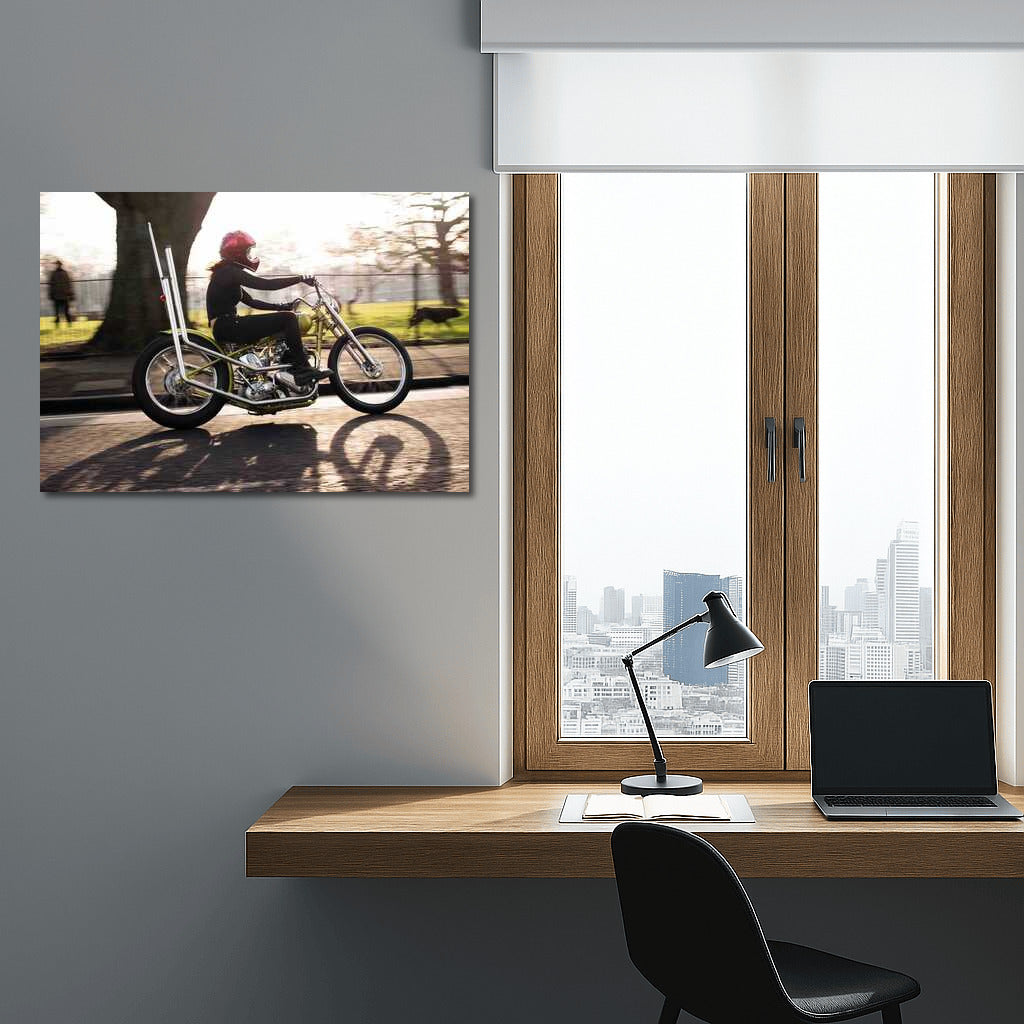 Vintage Motorcycle: Freedom and Speed in the Interior