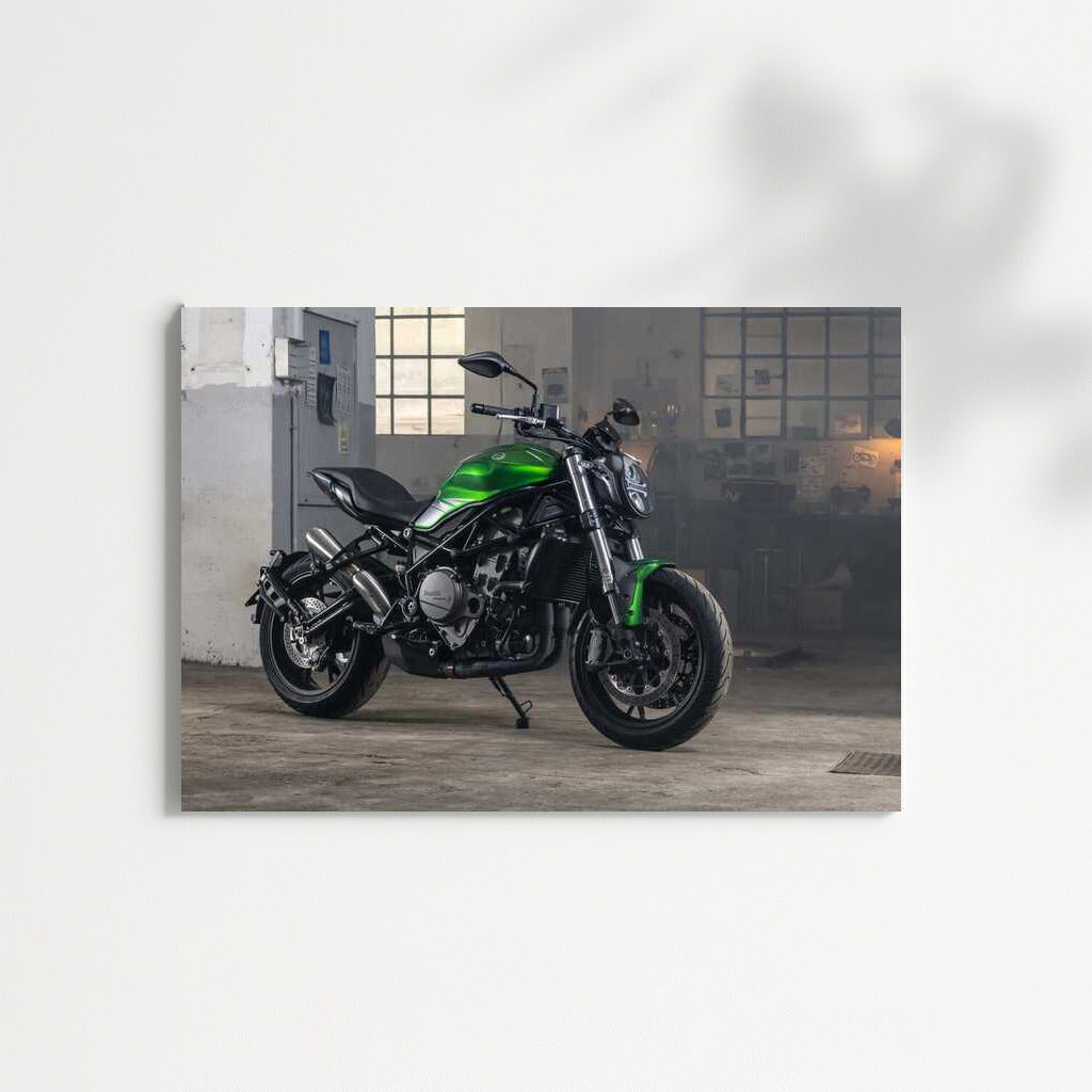 High-Speed Roar: Benelli Leoncino 800 Motorcycle in Vibrant Colors