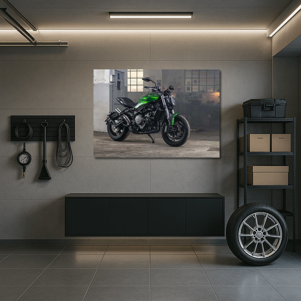 High-Speed Roar: Benelli Leoncino 800 Motorcycle in Vibrant Colors