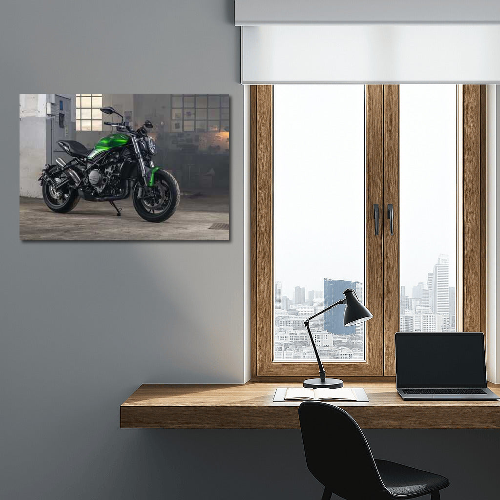 High-Speed Roar: Benelli Leoncino 800 Motorcycle in Vibrant Colors