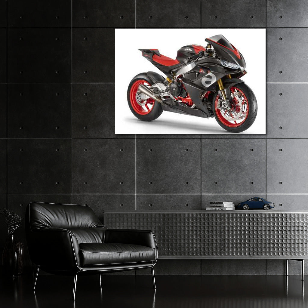 Dynamics and Passion Aprilia RSV4: The Power of Speed on Your Wall