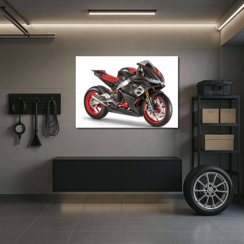 Dynamics and Passion Aprilia RSV4: The Power of Speed on Your Wall