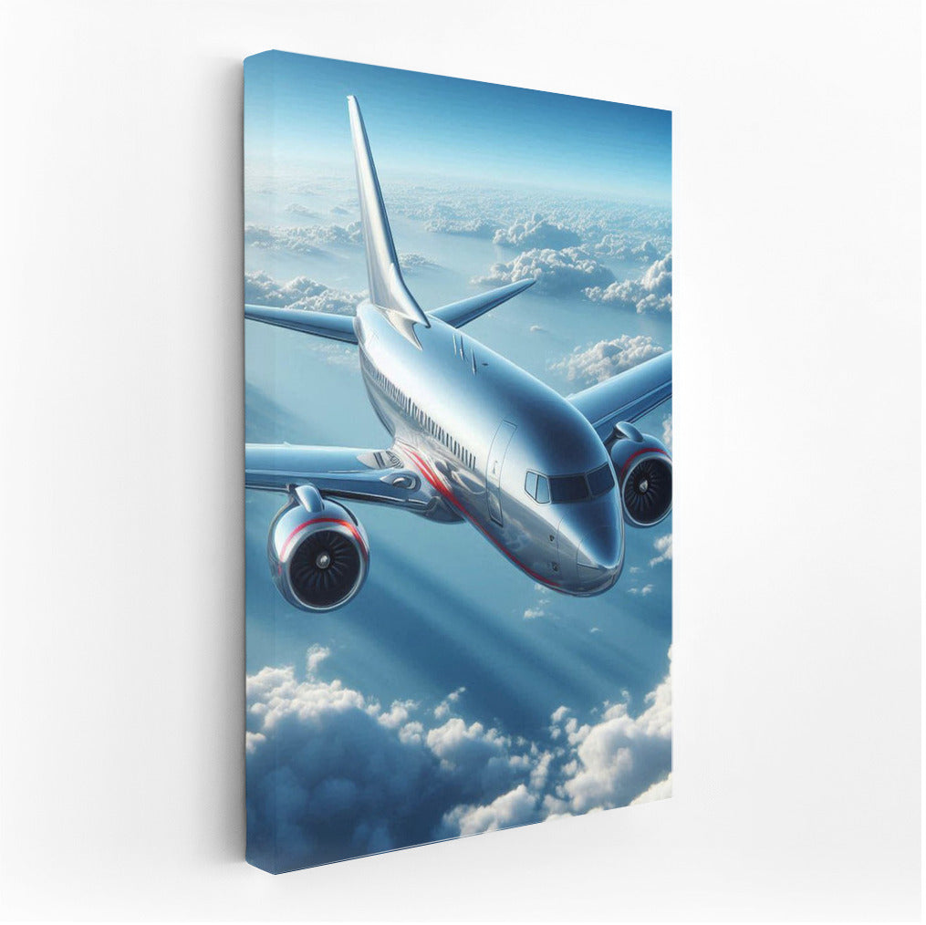 Air Flight: Airplane in the Clouds