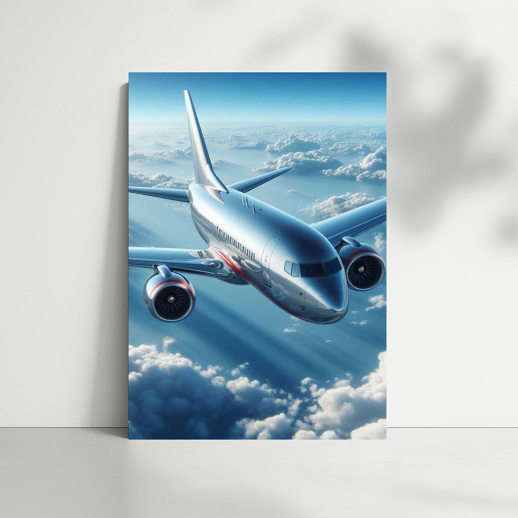 Air Flight: Airplane in the Clouds