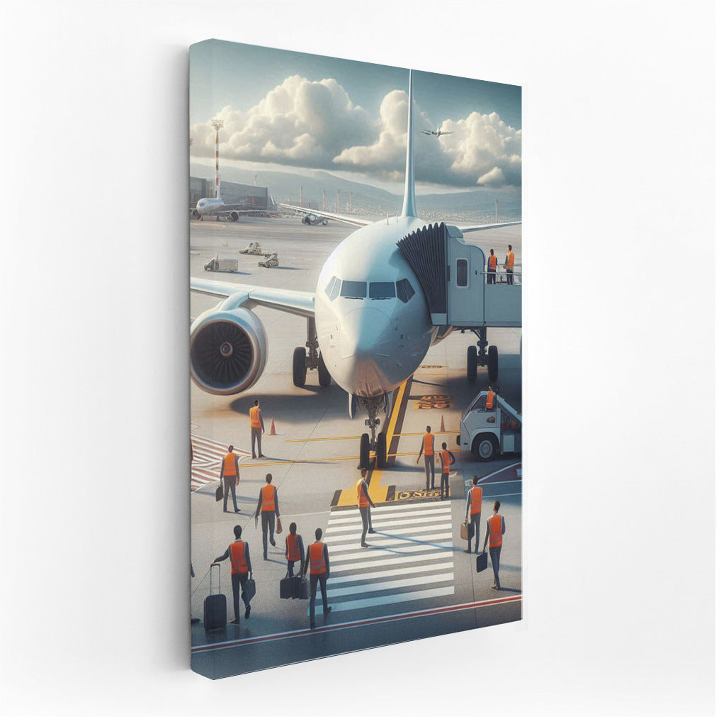 Elegant Airplane: Airport Dynamics in Interior