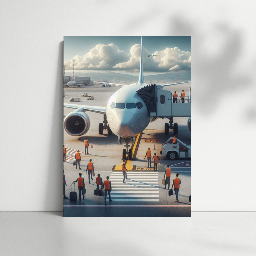 Elegant Airplane: Airport Dynamics in Interior