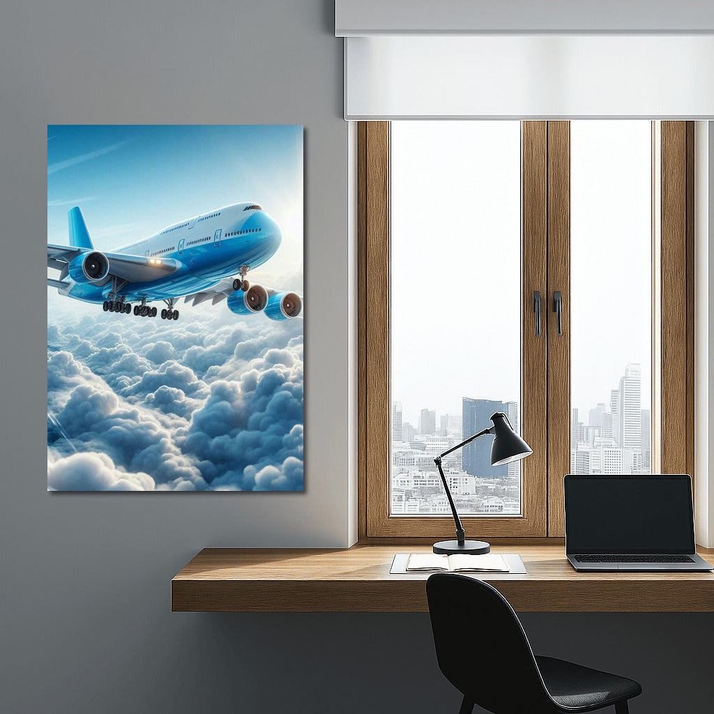 The Majesty of Flight: Airplane in the Sky