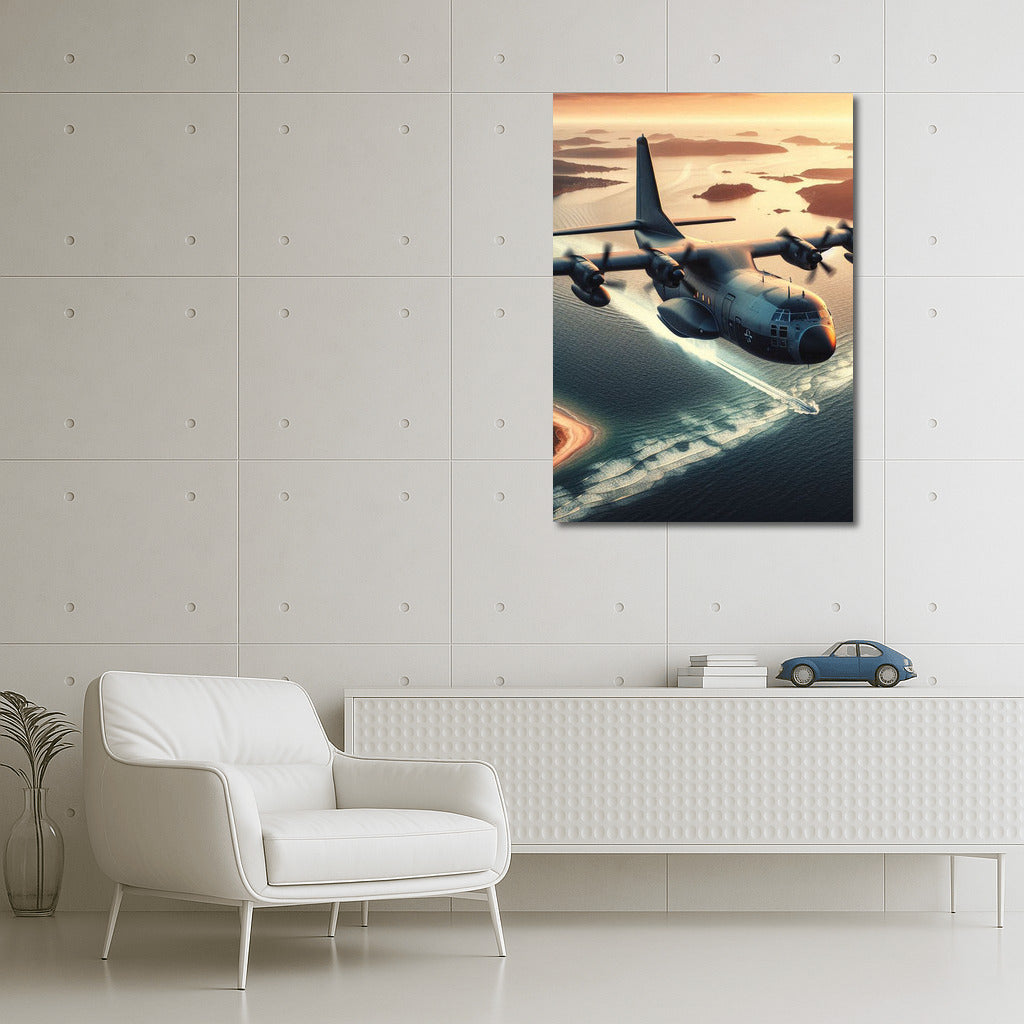 Amphibious Aircraft Over the Ocean: Dynamics and Style