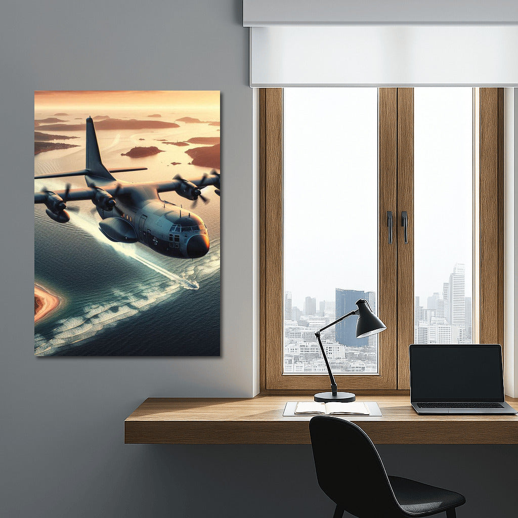 Amphibious Aircraft Over the Ocean: Dynamics and Style