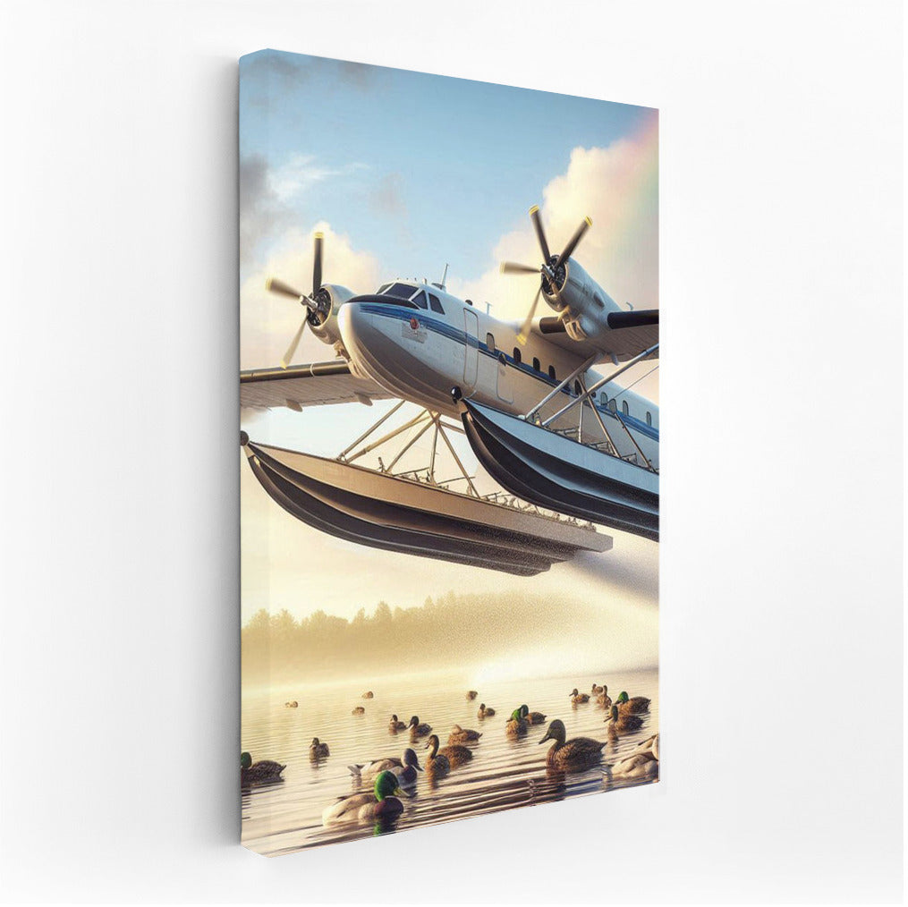 Amphibious Aircraft in Flight: Dynamics and Grace