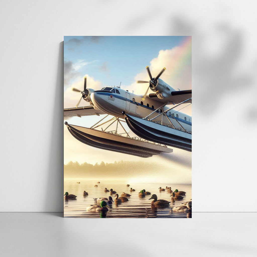 Amphibious Aircraft in Flight: Dynamics and Grace