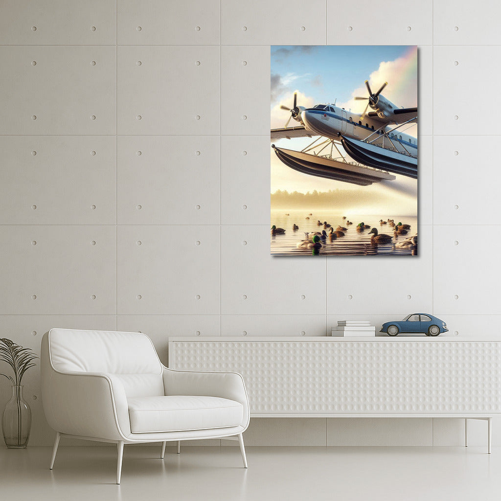 Amphibious Aircraft in Flight: Dynamics and Grace