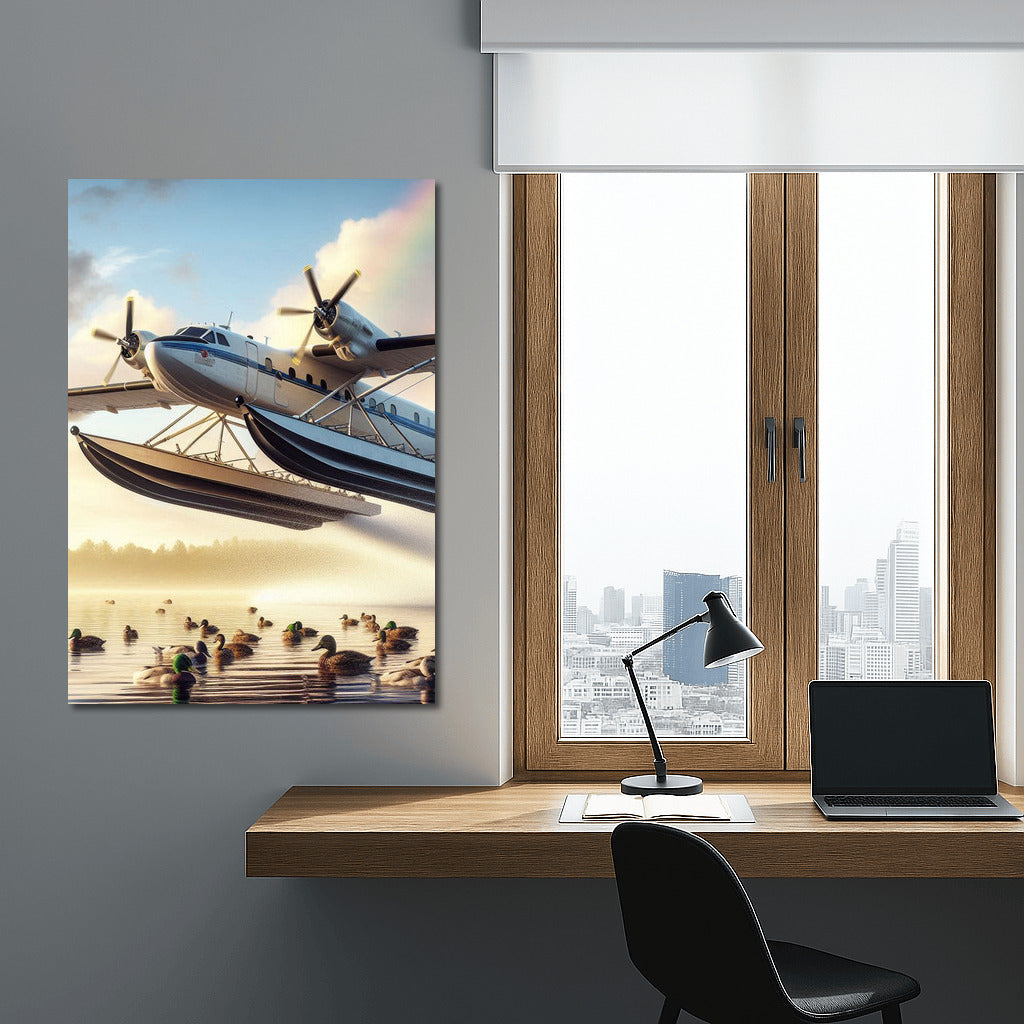 Amphibious Aircraft in Flight: Dynamics and Grace