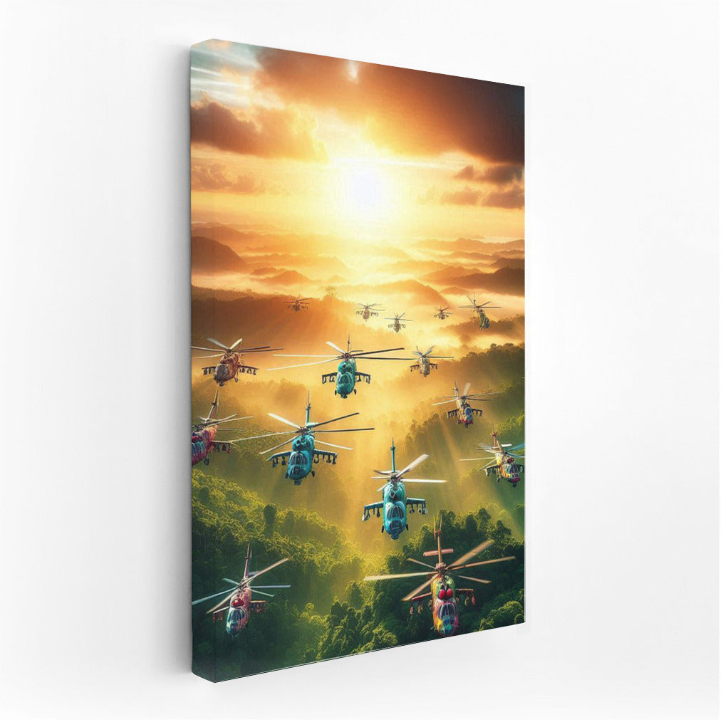 Helicopter Power: Attack Over the Forest