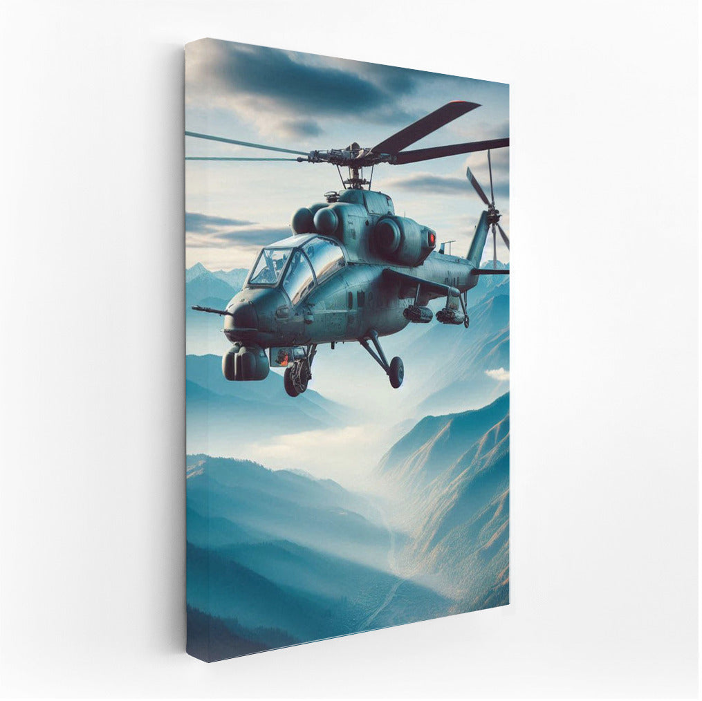 Helicopter in Conquest of the Highlands: Dynamics of the Skies