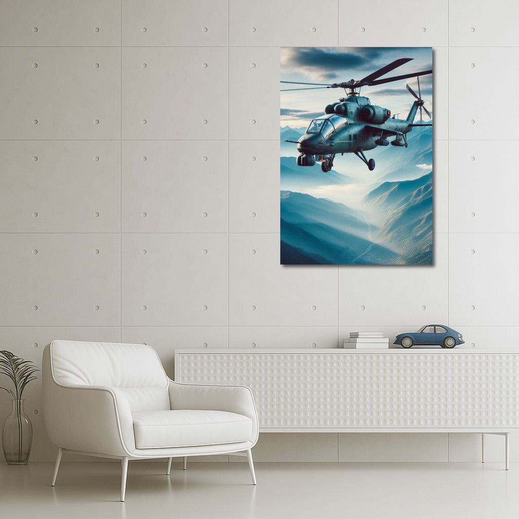 Helicopter in Conquest of the Highlands: Dynamics of the Skies