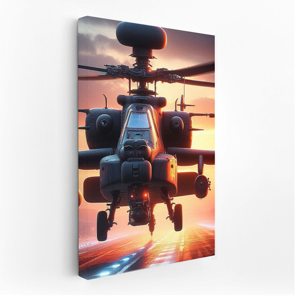 Takeoff Power: Helicopter on the Runway