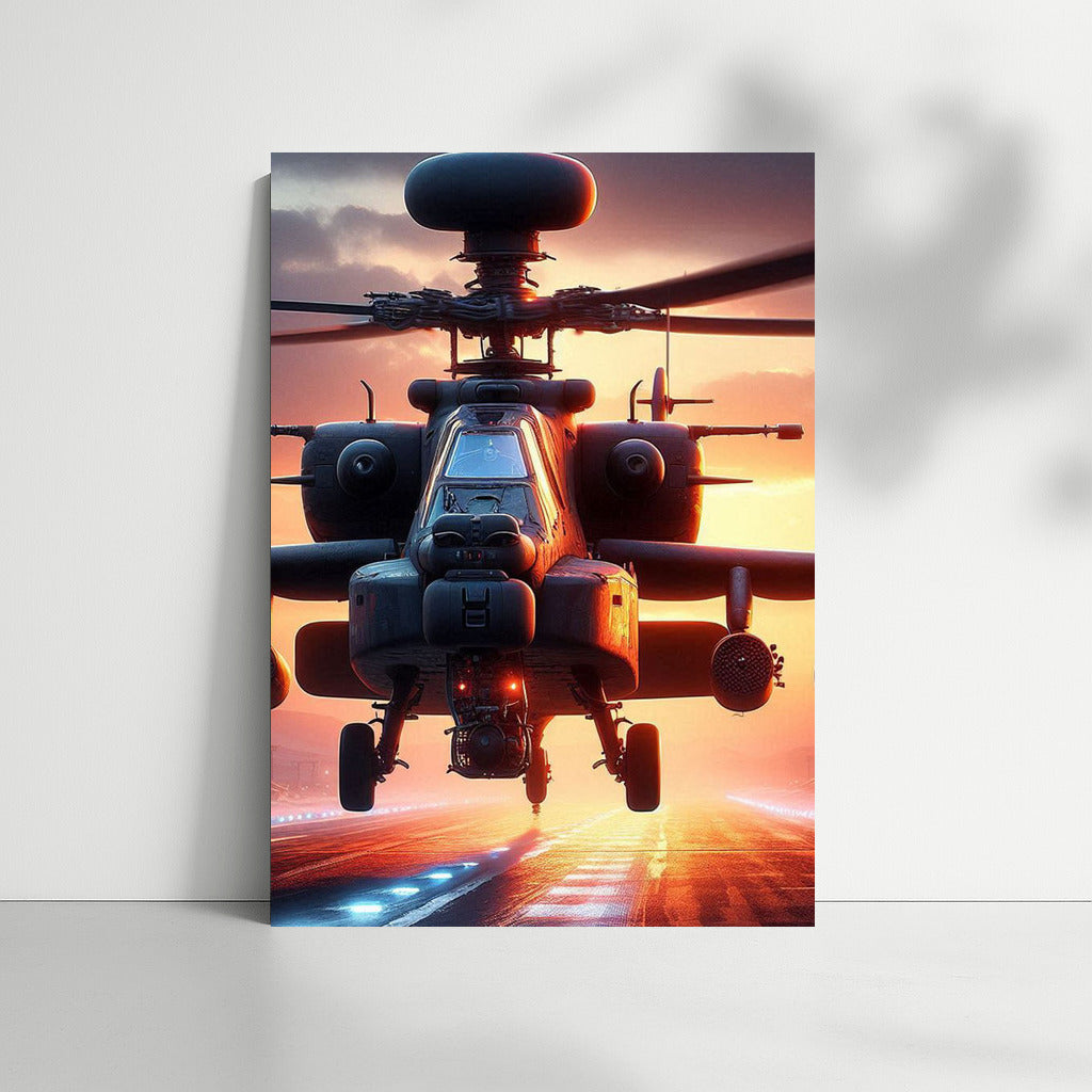 Takeoff Power: Helicopter on the Runway