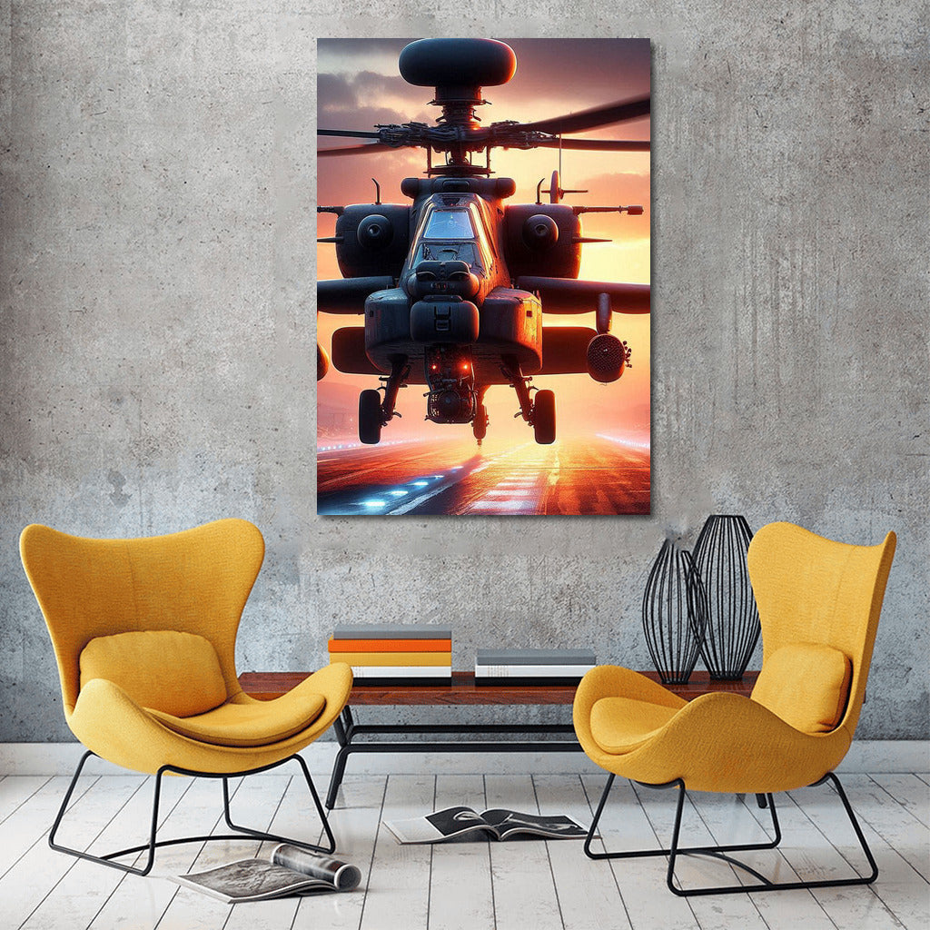 Takeoff Power: Helicopter on the Runway